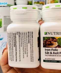 cách sử dụng sản phẩm Nutrilite Iron Folic Sắt Và Axit Folic