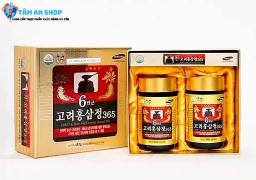 Cao hồng sâm 365 Hàn Quốc 6 năm tuổi