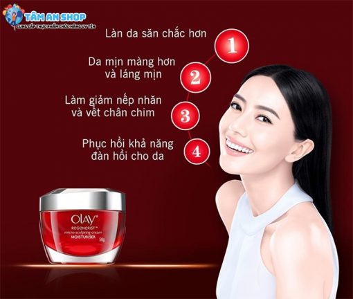 Công dụng của Olay Regenerist Micro-Sculpting Cream 48g