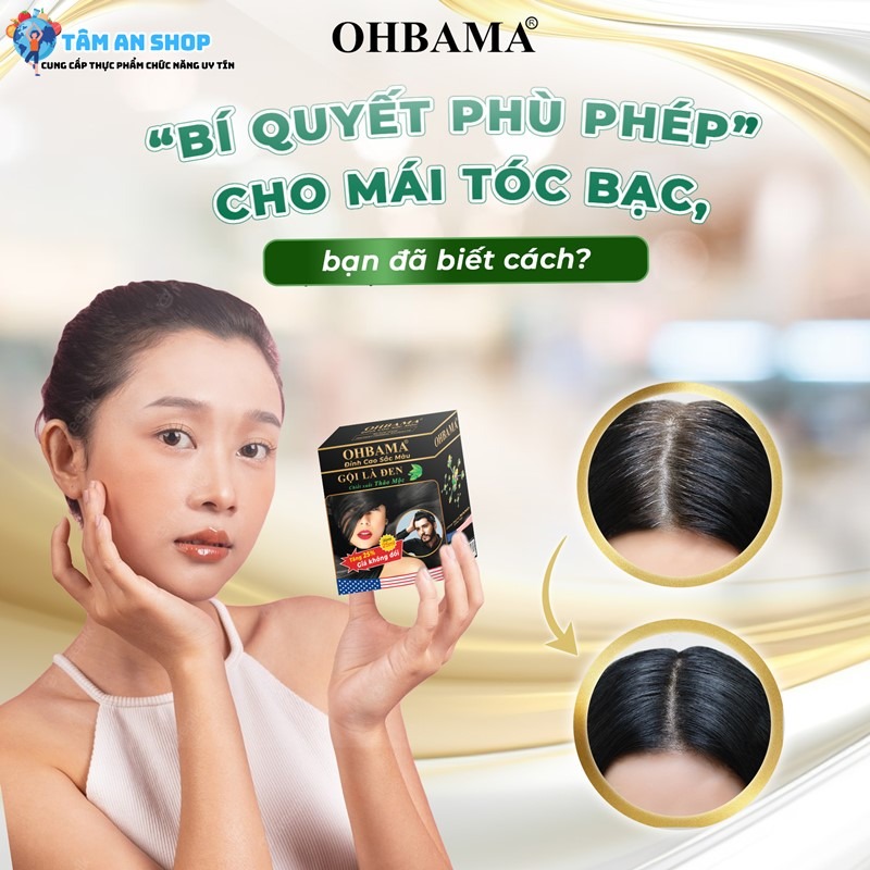 Chăm sóc tóc với Dầu gội Ohbama