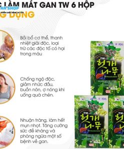 Công dụng của giải độc gan Hàn Quốc