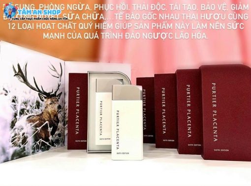 Công dụng của Nhau thai hươu 60 viên Purtier Placenta