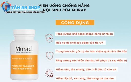 Công dụng của sản phẩm Viên chống nắng Murad