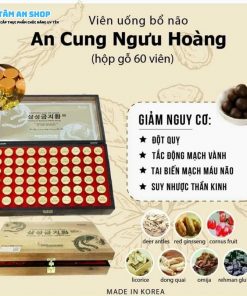 Công dụng của An Cung Ngưu Hoàn Sam Sung Hàn Quốc