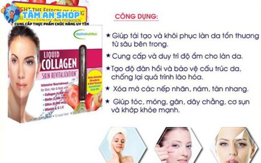 Công dụng khi uống Collagen liquid