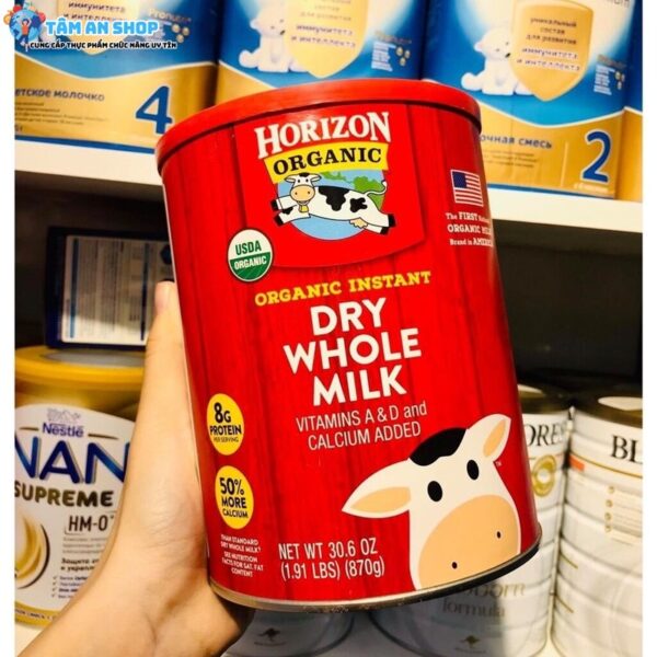 Mua Sữa Horizon Organic Dry Whole Milk chính hãng