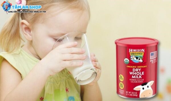 Đối tượng sử dụng sữa Horizon Organic Dry Whole Milk