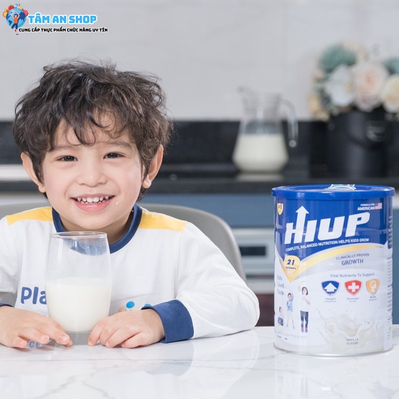 Đối tượng sử dụng sữa tăng chiều cao Hiup 