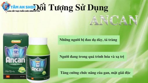 Đối tượng sử dụng viên uống Ancan