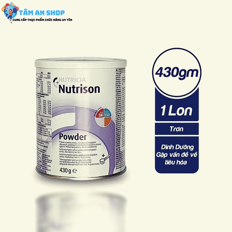 Sữa Nutrison Powder giúp cơ thể dễ dàng hấp thụ và tiêu hóa