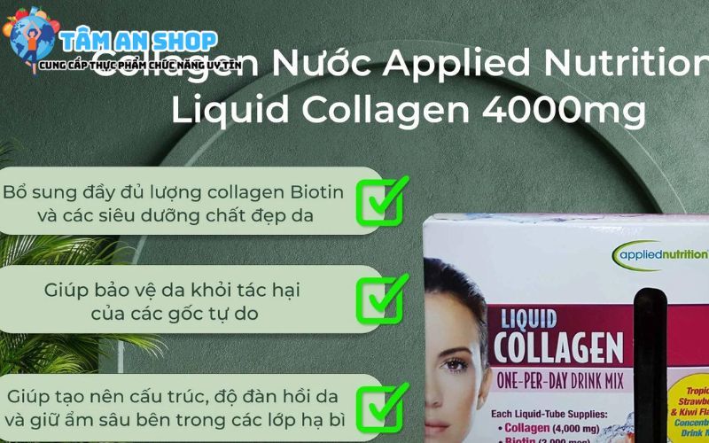 Dùng collagen liquid đúng cách