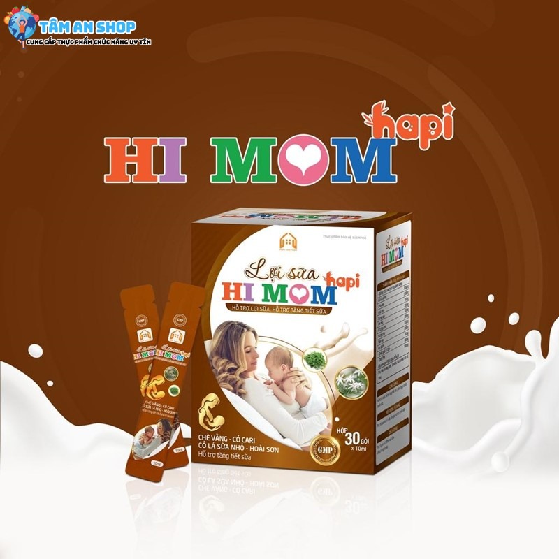 Giá bán sản phẩm lợi sữa Hi Mom 