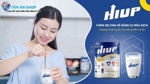 Giá sữa tăng chiều cao Hiup