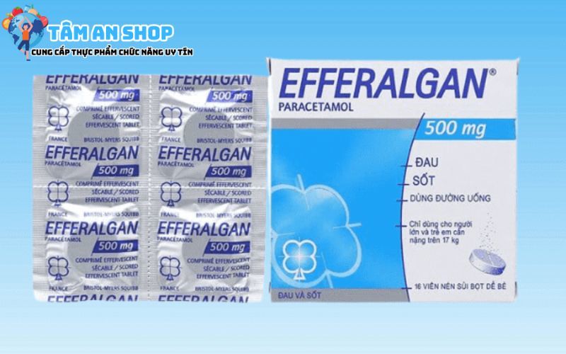 Hộp thuốc sủi Efferalgan 500mg