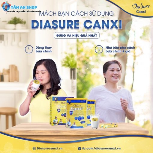 Hướng dẫn sử dụng Diasure Canxi đúng cách