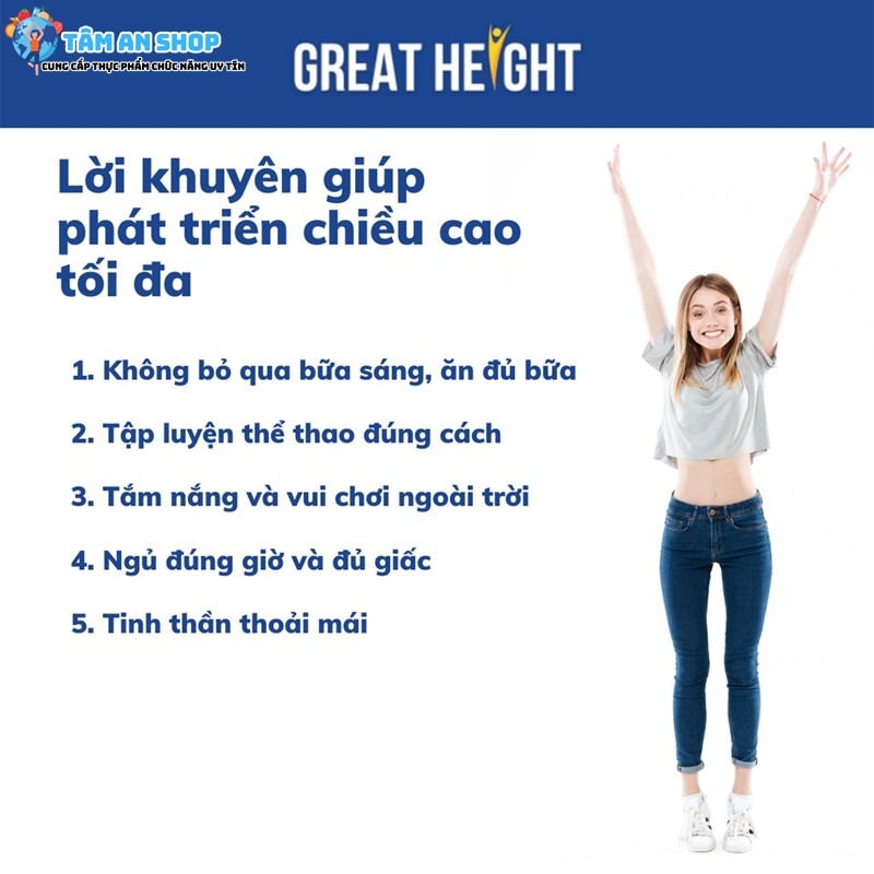Lời khuyên khi sử dụng Great Height Two