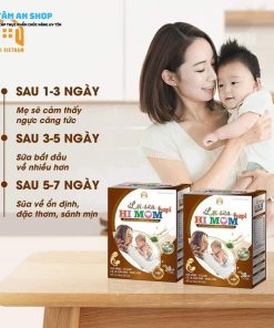 Liều lượng sử dụng Lợi sữa Hi Mom