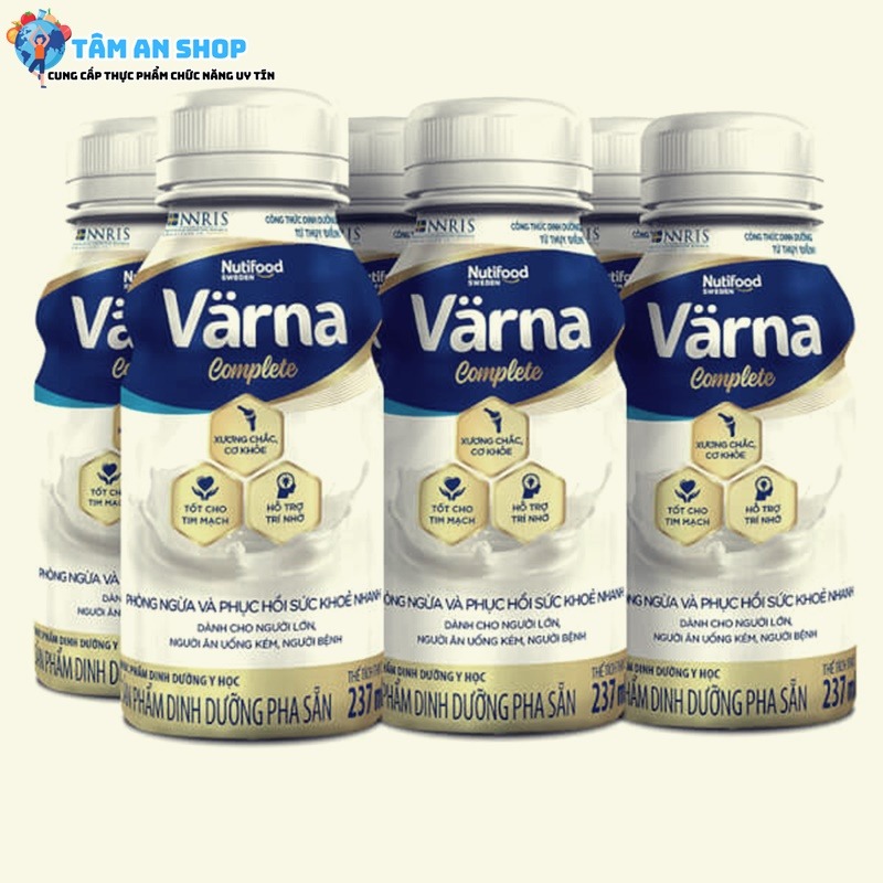 Sữa Varna cung cấp đầy đủ các dưỡng chất cần thiết cho cơ thể