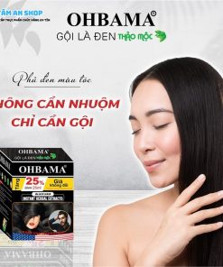 Dầu gội Ohbama giúp tóc đen tự nhiên