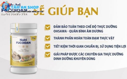 Lợi ích khi sử dụng Nutri Nano Fucoidan