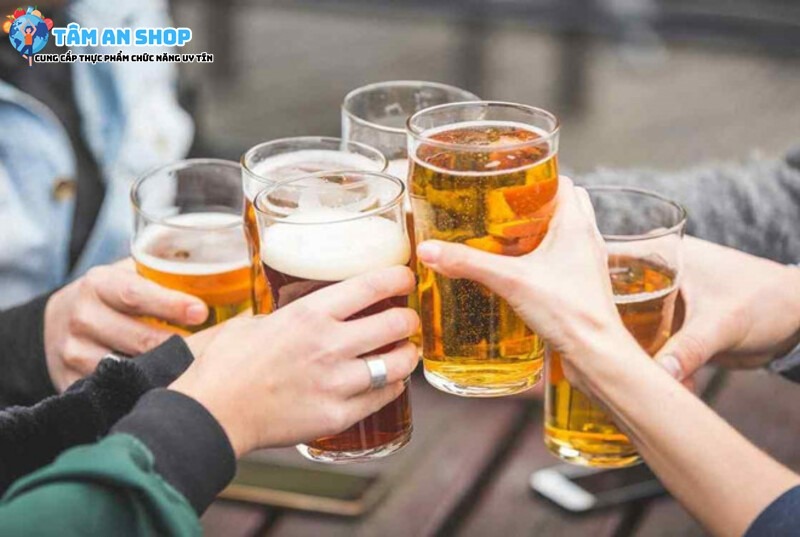 Tránh các chất kích thích như bia, rượu khi sử dụng sản phẩm
