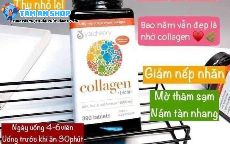 Lưu ý khi sử dụng viên uống Collagen Youtheory Biotin