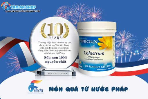 Sữa non Fenioux Colostrum nguồn gốc Pháp