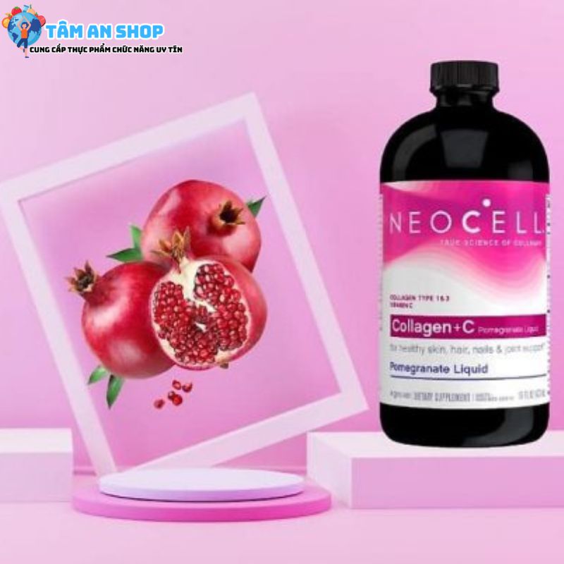 Nước uống lựu Neocell Collagen +C Pomegranate Liquid 473ml mẫu mới