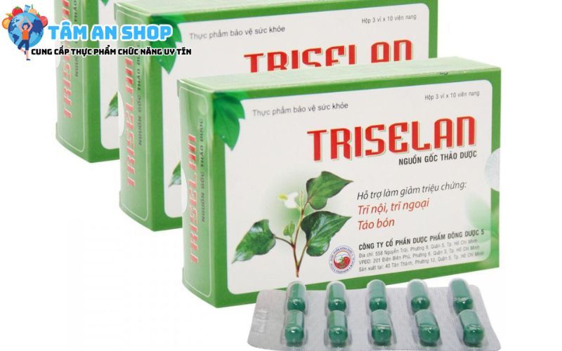 Triselan hỗ trợ điều trị trĩ