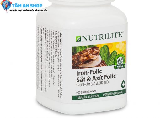 sản phẩm Nutrilite Iron Folic Sắt Và Axit Folic