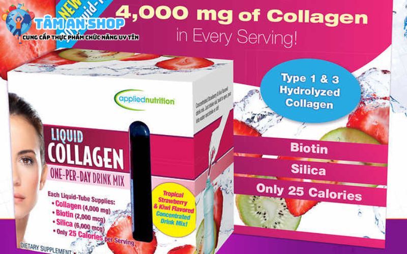 Liquid collagen giúp da khỏe khoắn