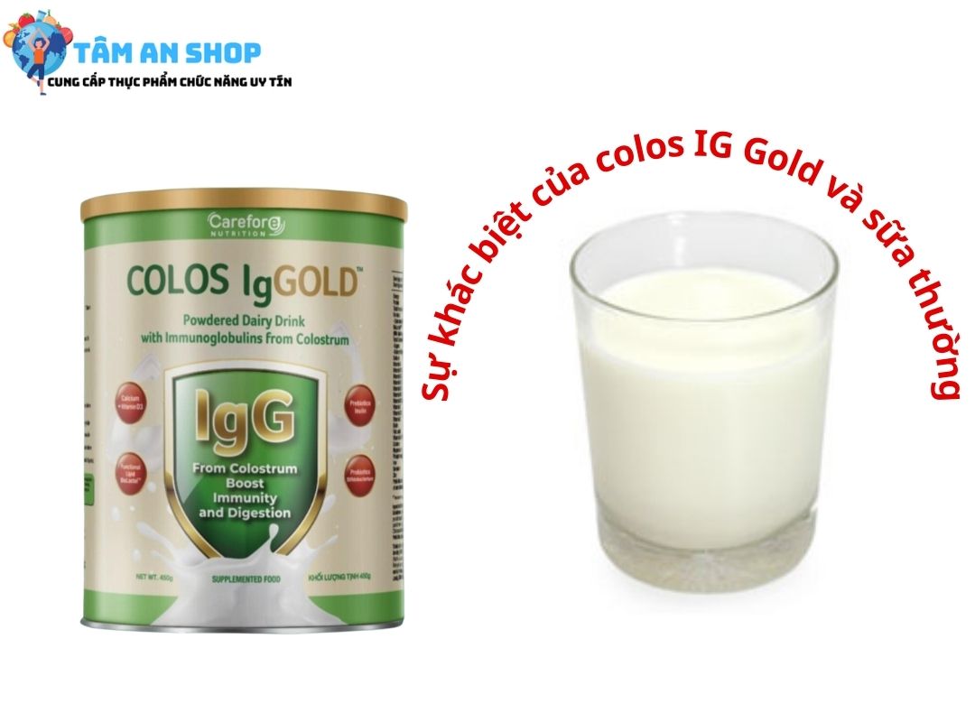 Sự khác biệt Colos IG gold