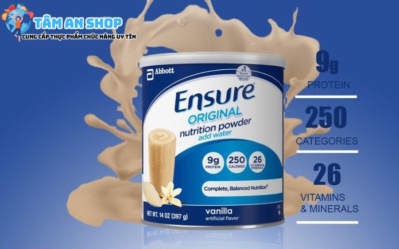 Sữa bổ sung dinh dưỡng Ensure 397g