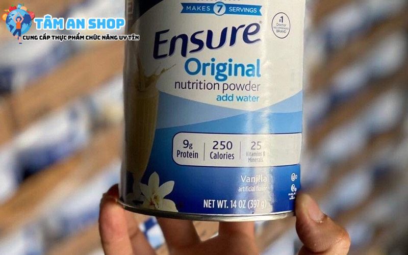 Sữa Ensure cung cấp protein
