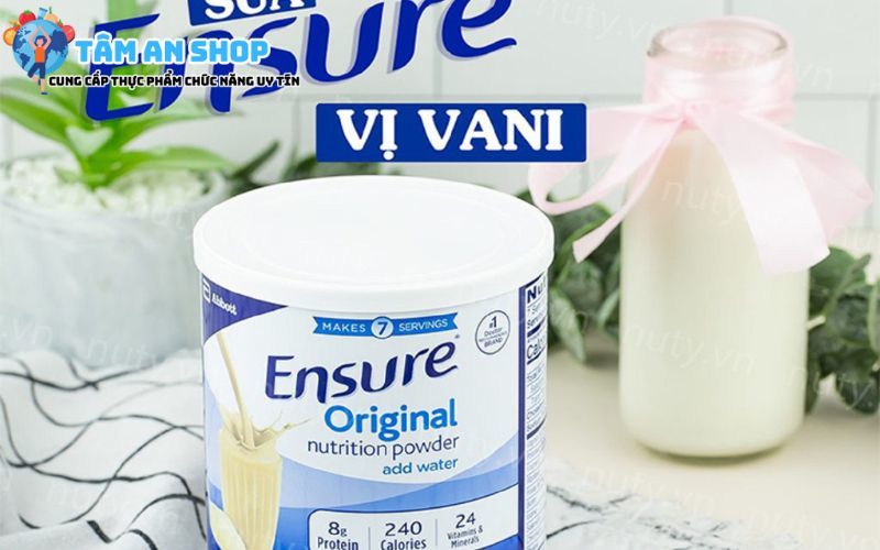 Sữa Ensure Mỹ cung cấp các loại vitamin