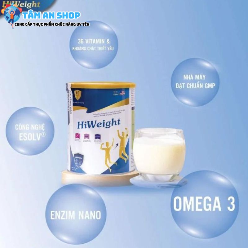 Sữa HiWeight có tác dụng phụ không