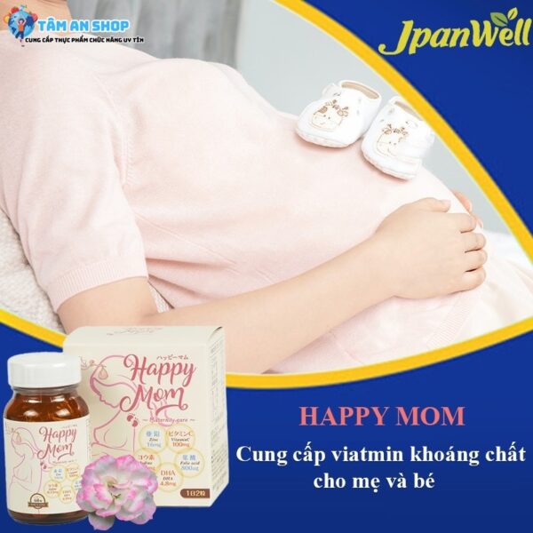 JpanWell Happy Mom cung cấp vitamin và dưỡng chất cho mẹ và bé