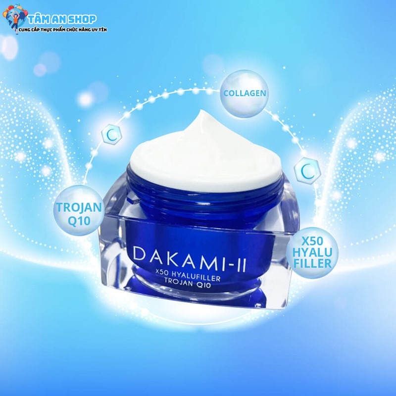 Các dưỡng chất khác có trong Dakami II kem dưỡng da