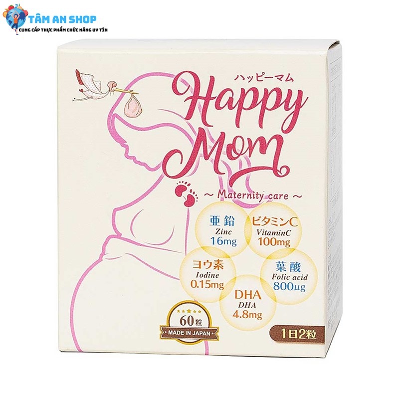 Thực phẩm chức năng JpanWell Happy Mom tốt cho mẹ bầu