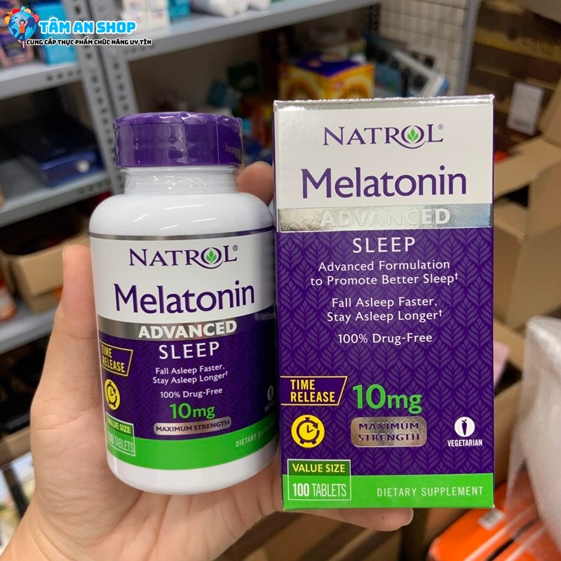 Thực phẩm chức năng Natrol Melatonin Sleep chính hãng