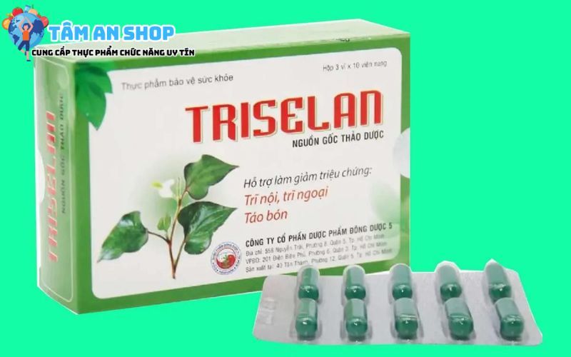 Thuốc Triselan điều trị trĩ