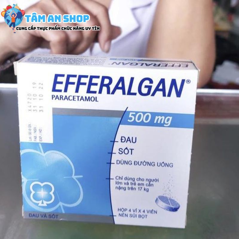 Viên thuốc sủi Efferalgan 500mg giảm đau