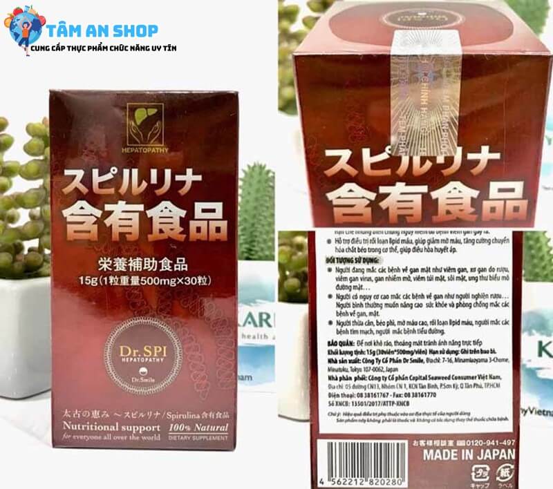 Viên uống Drspi - Hepatopathy được sản xuất tại Nhật Bản