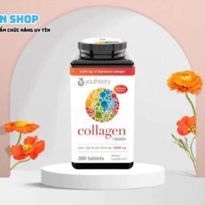 Viên uống cho sức khỏe Collagen Youtheory Biotin