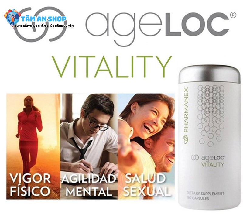Ageloc Vitality Nuskin giúp tăng cường sức khỏe, bồi bổ cơ thểa