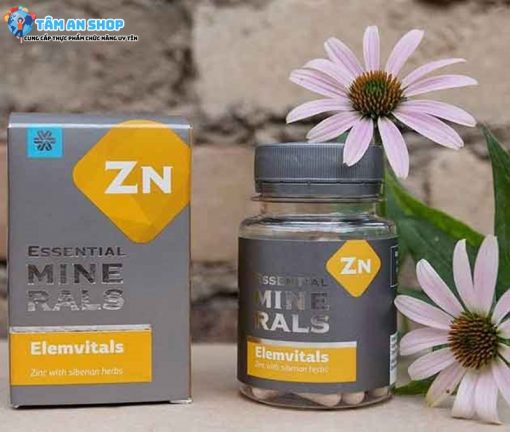 Essential Minerals Zinc Siberian thành phần tự nhiên