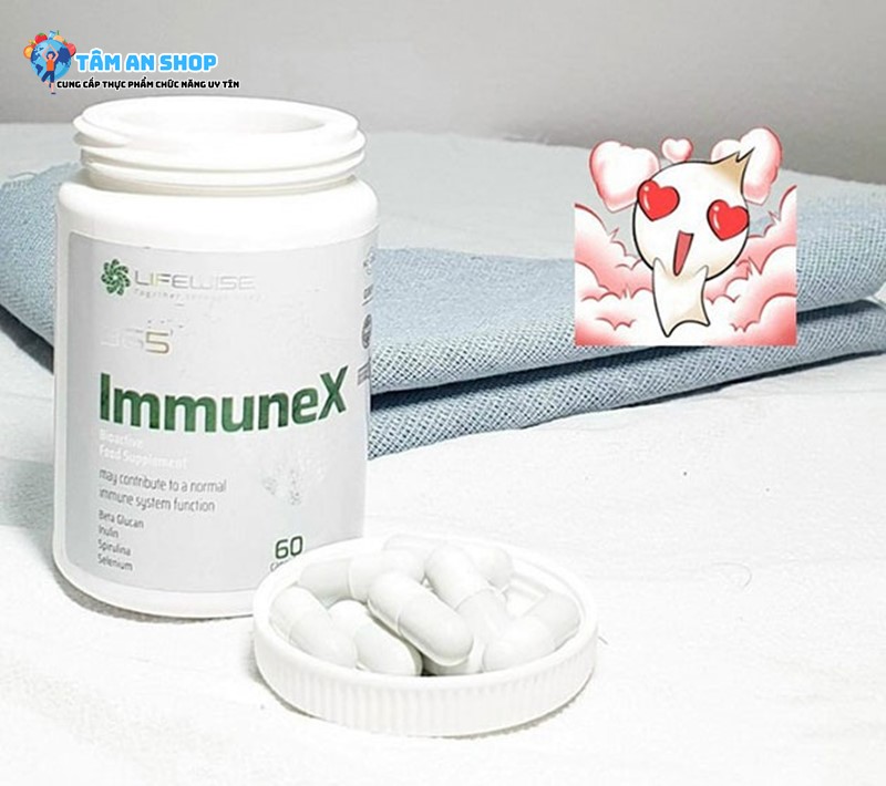 Lifewise 365 ImmuneX cải thiện sức khỏe hệ xương khớp và giảm nguy cơ loãng xương.