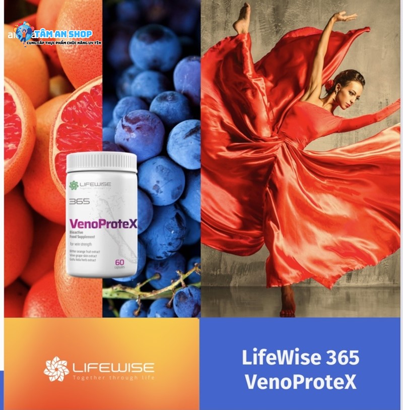 Lifewise Venoprotex 365 người cảm thấy khó chịu ở cơ bắp, chân và chuột rút về đêm