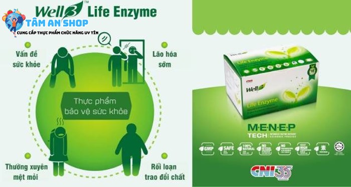 Tâm An Shop là nhà phân phối chính thức của Well3 Life Enzyme tại Việt Nam