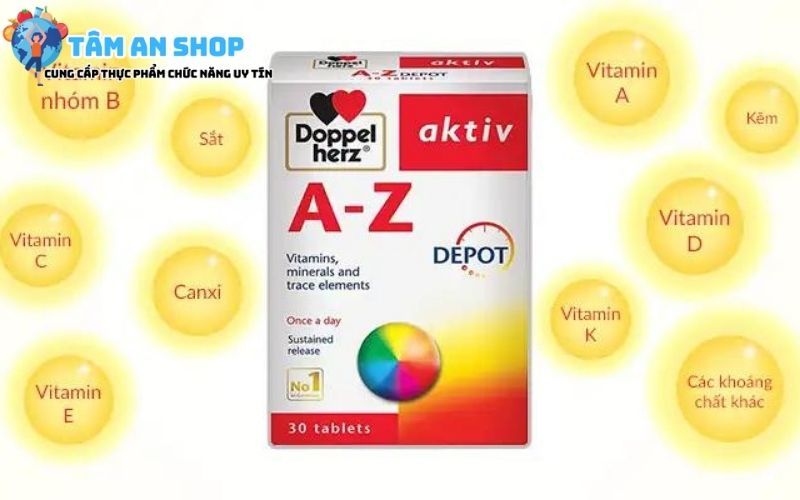 Multivitamin Doppelherz Aktiv A-Z Depot cho người lớn